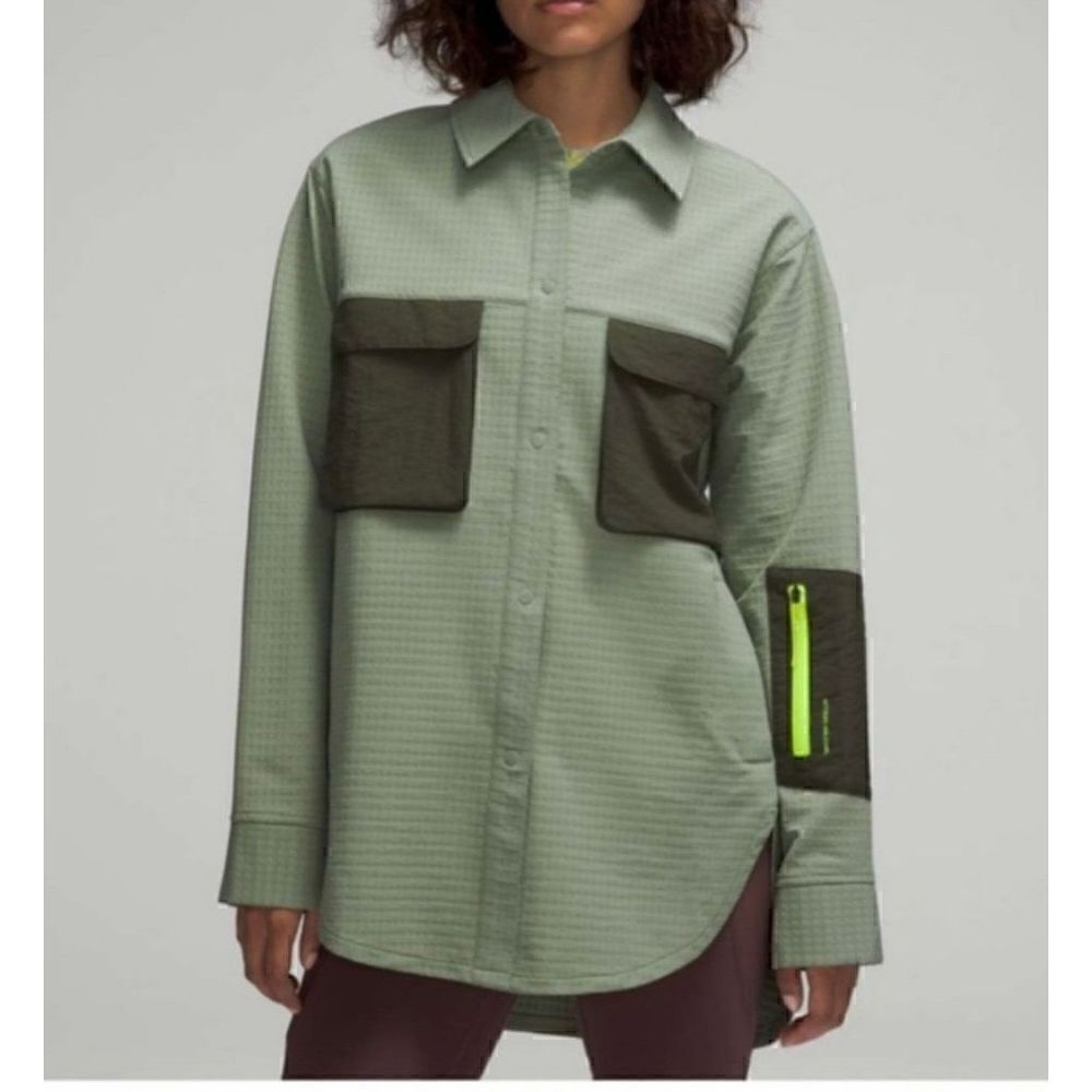 Lululemon Grid Fleece Hiking Overshirt $$148